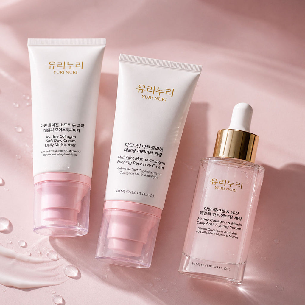 Yuri Nuri 유리누리 K-Beauty Collagen Glow Routine